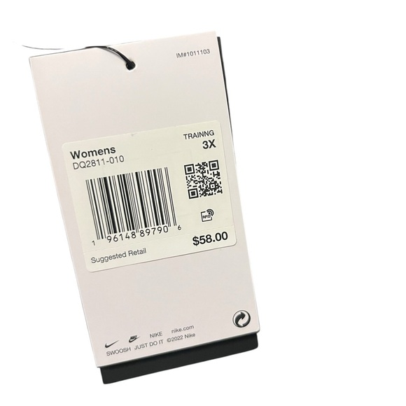 NWT Nike Women's Alate Training Sports Bra Sz 3X Black - Picture 6 of 9